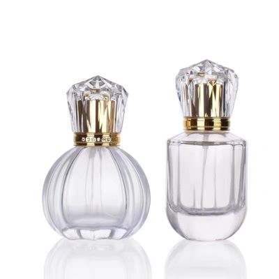 qualidade  High quality clear glass perfume bottle cosmetic 20ml 30ML luxury perfume bottle fábrica