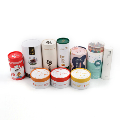 Eco-friendly Factory Price Jubilance Custom size Printed Kraft Paper  Packaging Tubes Round Cylinder