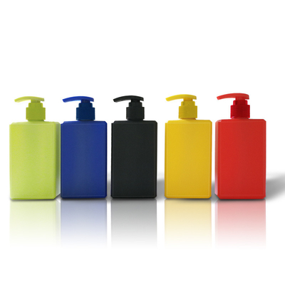 200ml Man Cosmetic Lotion Shampoo Soap Pump Spray Bottle PE Square Plastic