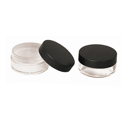 Cosmetic Powder Container Large Volume Round 30g Loose Empty Loose Powder Jar With Sieve And Blast